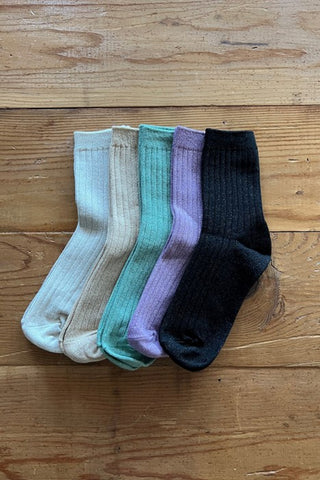 Her Modal Socks - Copper Black