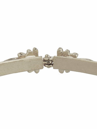Hinged Column Bracelet with Ornate Detailing