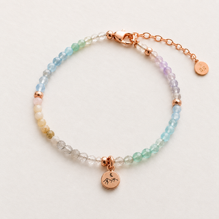 Rose Gold Filled Gemstone Nature Bracelet