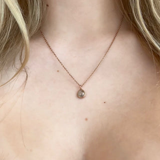 Salt and Pepper Diamond Necklace