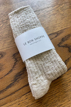 Load image into Gallery viewer, Le Bon Shoppe Cottage Socks - Oatmeal