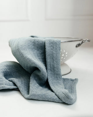 Hampton Linen Tea Towel - Ocean