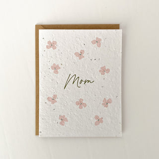 Plantable Card - Floral Mom