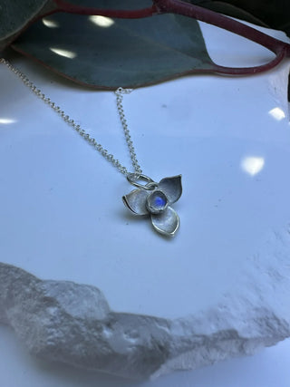 Trillium Moonstone Necklace