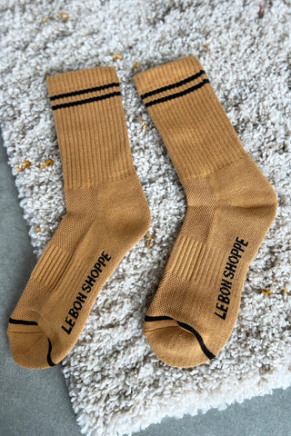 Boyfriend Socks - Biscotti