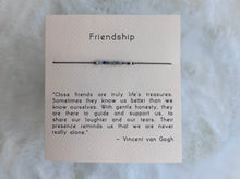Load image into Gallery viewer, Mai Lin &quot;Friendship&quot; Bracelet On Grey Silk Thread