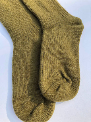 Iceland Wool Socks - Olive
