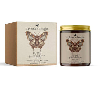 Jude | Green Amber & Vetiver - Jar Candle