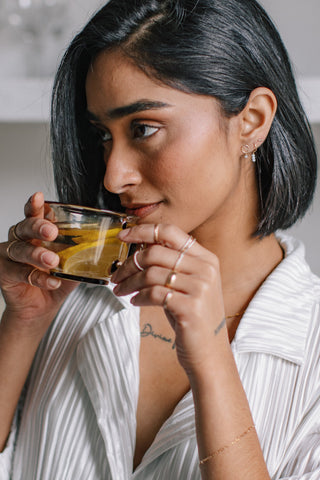 Dewdrop Moonstone Stud Earrings