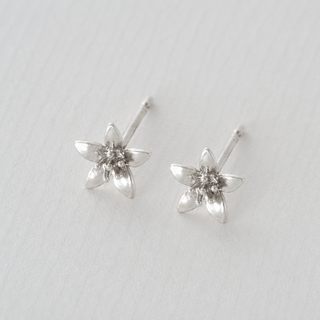 Lemon Blossom Stud Earring - Silver