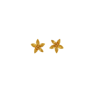 Lemon Blossom Stud Earrings - Gold