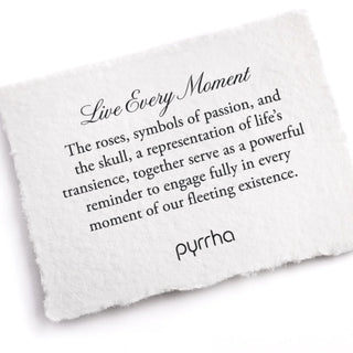 Live Every Moment Cigar Band Ring