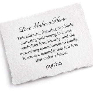 Love Makes A Home Talisman Necklace