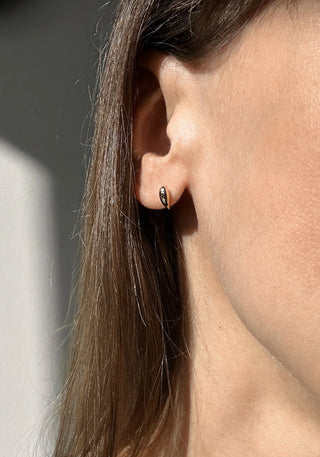 Lovebird Small Gold Studs