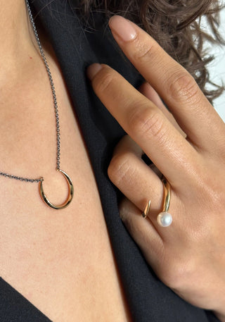 Luna Pearl Ring - Special Order