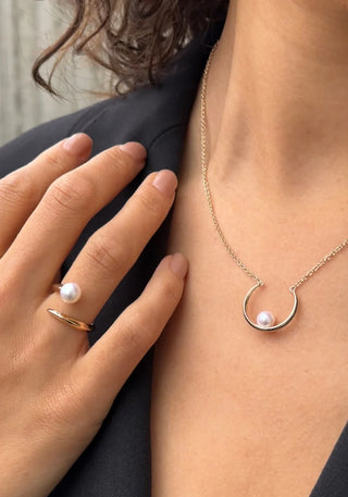 Luna Pearl Ring - Special Order