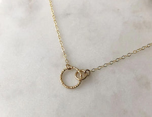 Strut Jewelry Gold-Fill Mini Links Necklace