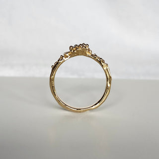 Mermaid Treasure Blue Sapphire & Diamond Ring
