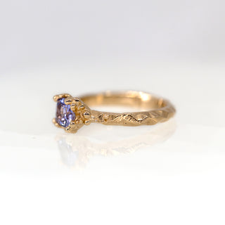 Mermaid Treasure Purple Sapphire Ring