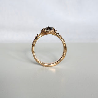 Mermaid Treasures Salt & Pepper Diamond Ring