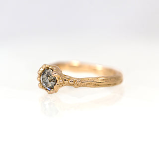Mermaid Treasures Salt & Pepper Diamond Ring