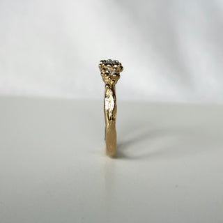 Mermaid Trinity Treasure Blue Sapphire Ring