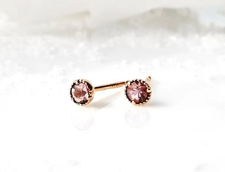 Mini Precious Topaz Stud Earrings