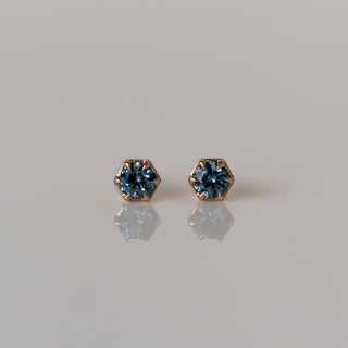 Montana Sapphire Studs