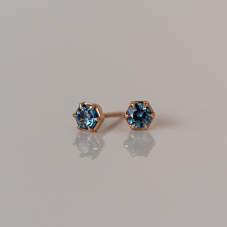 Montana Sapphire Studs