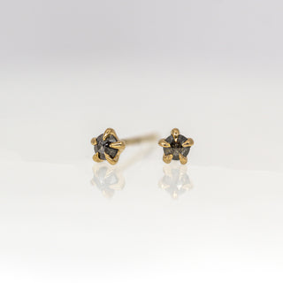 Moondew Salt & Pepper Diamond Stud