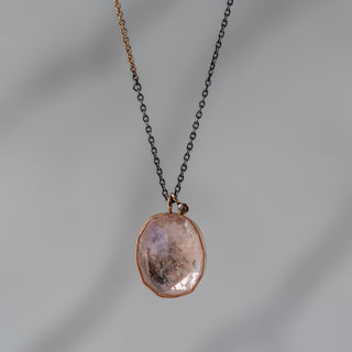 Oval Morganite Necklace