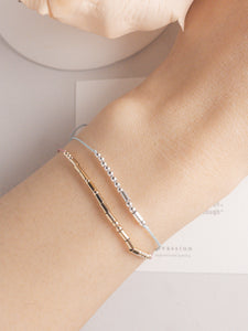 Lovassion "Sister" Morse Code Bracelet