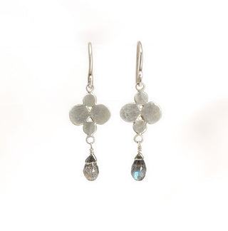 Multi-Disk Labradorite Earrings