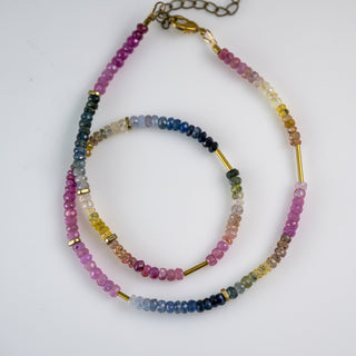 Multi Sapphire Necklace
