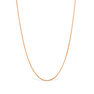 Rose Gold Wheat Chain