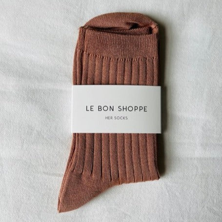 Le Bon Shoppe Her MC Socks - Nude Peach