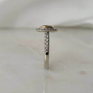 Natural Yellow Diamond Ring