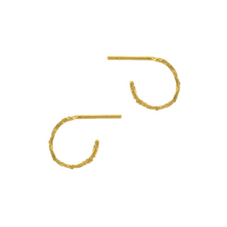 Nest Structure Mini Hoop Earrings
