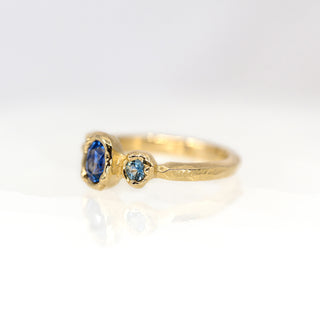 Ocean Trio Sapphire Ring