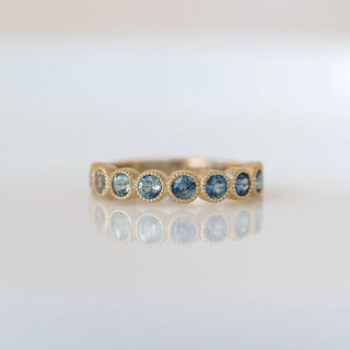 Ombre Teal Sapphire Band