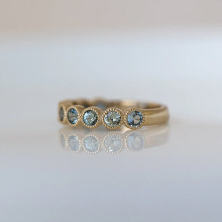 Ombre Teal Sapphire Band