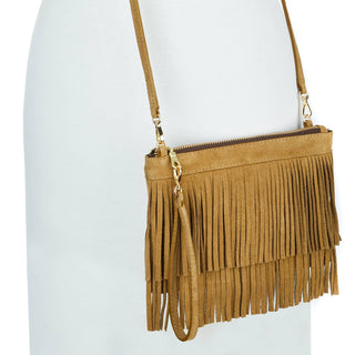 Stoja Suede Bag- Olivetta
