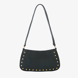 Stefani Studded Bag - Black Nappa