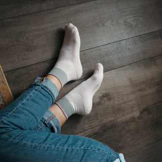 Block Pima Socks - Pink Lemonade - S/M