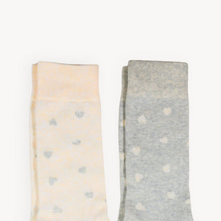 Have A Heart Socks / Grey - Pack of 2