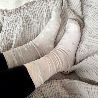 Have A Heart Socks / Grey - Pack of 2