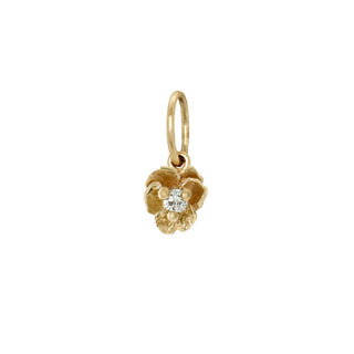 Pansy Diamond Charm