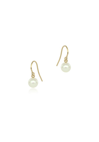 Pearl Gold Earrings Small