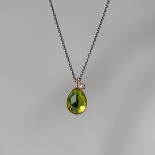 Peridot Juicy Drop Necklace