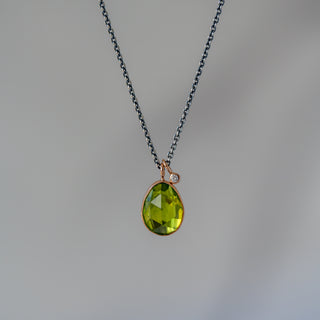 Peridot Juicy Drop Necklace